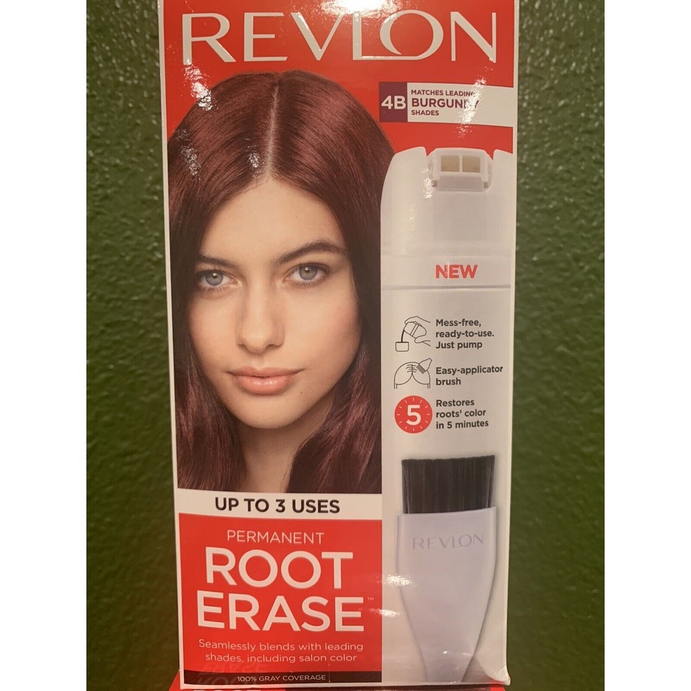 Revlon Permanent Root Erase 4B Burgundy Hair Color